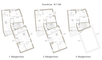 Grundrisse - Neubau Mehrfamilienhaus in Bernburg