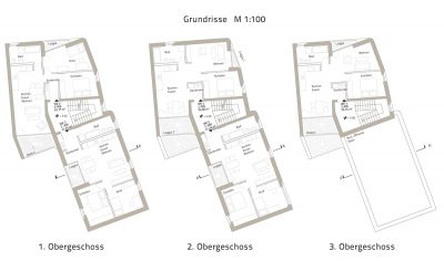 Grundrisse - Neubau Mehrfamilienhaus in Bernburg