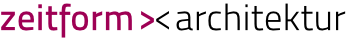 Logo zeitform architekten
